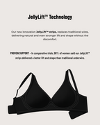 Seamless Scalloped Wireless Jelly Bra