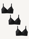 3-Pack Seamless Everyday Push Up Jelly Bra
