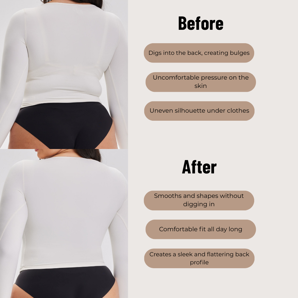 Support & Lift V-Neck Mesh Bra