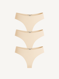 3-Pack Seamless Thong Skin