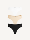 3-Pack Seamless Thong Mix