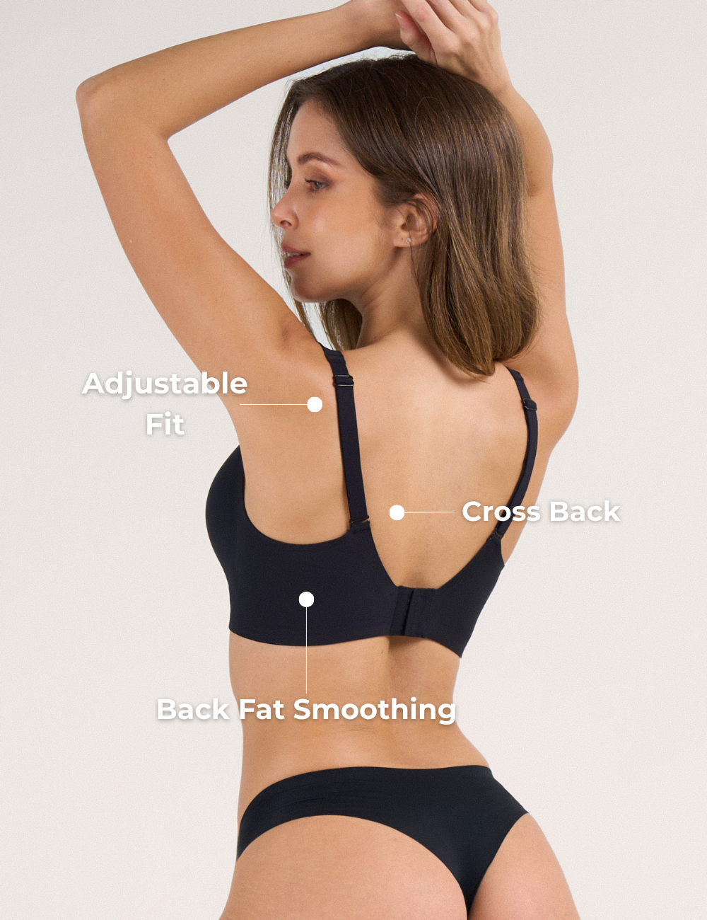 Seamless Everyday Push Up Jelly Bra