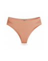 Seamless Knickers with Mesh Detail - Coffee