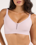 Support & Lift V-Neck Mesh Bra