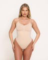 Bodysuit Thong - Beige