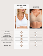 Wireless Support & Lift V-Neck Mesh Bra